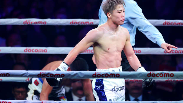 Naoya Inoue aseguró su victoria por nocaut técnico